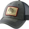 13 Fishing Guy On A Buffalo Curved Brim Snapback Ballcap - Men's