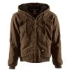 Berne Original Washed Hooded Jacket - Quilt Lined- Mens