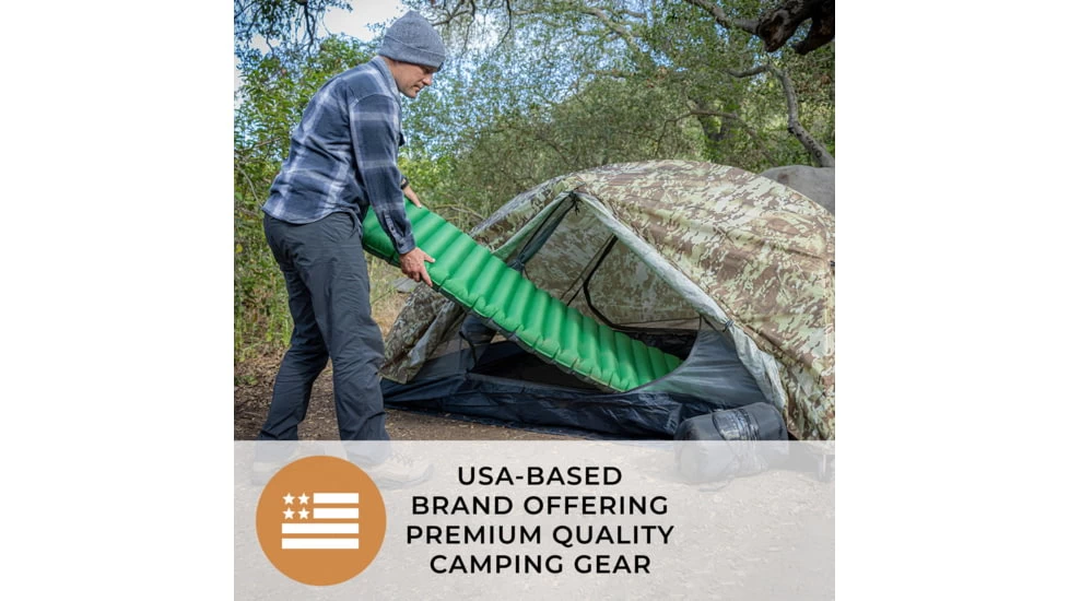Hyke & Byke Standard Appalachian Inflatable Sleeping Pad W/ Micro-Adjustment Valve - Image 3