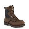 Irish Setter Ramsey 2.0 83831 Mens 8-Inch Waterproof Leather Boot W/ Soft Toe