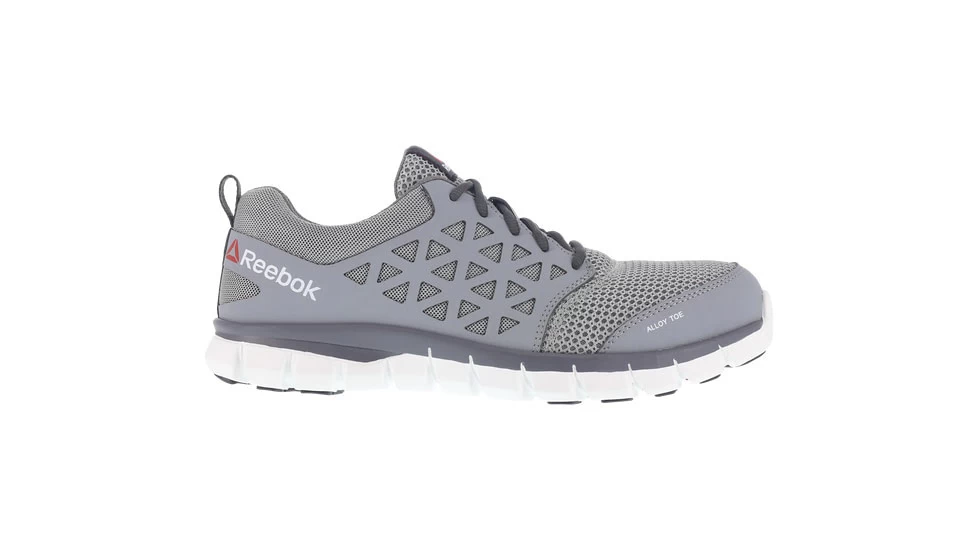 Reebok Sublite Cushion Work Shoe RB4042, Toe Athletic Work Shoe - Men's, Gray - Image 5