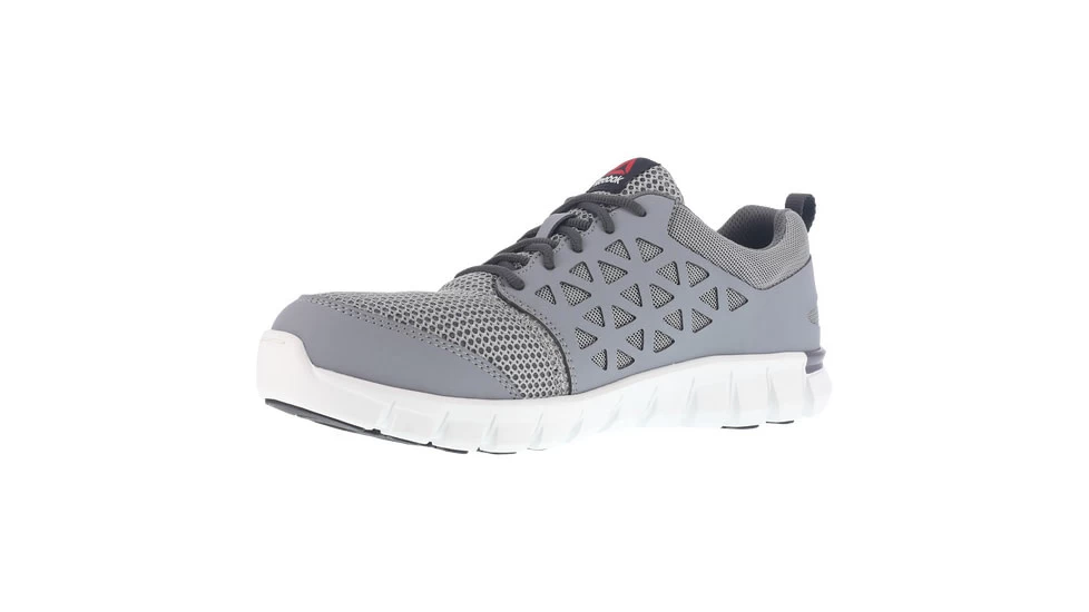 Reebok Sublite Cushion Work Shoe RB4042, Toe Athletic Work Shoe - Men's, Gray - Image 9