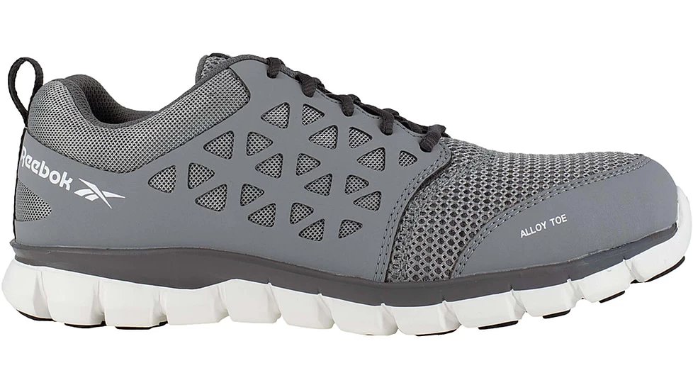 Reebok Sublite Cushion Work Shoe RB4042, Toe Athletic Work Shoe - Men's, Gray - Image 4