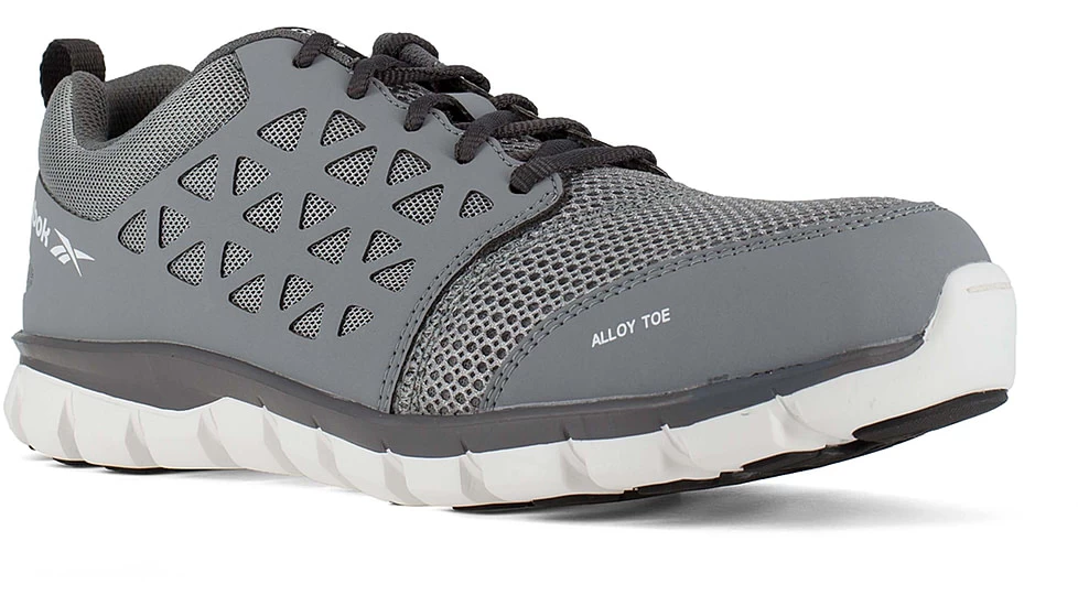 Reebok Sublite Cushion Work Shoe RB4042, Toe Athletic Work Shoe - Men's, Gray - Image 2